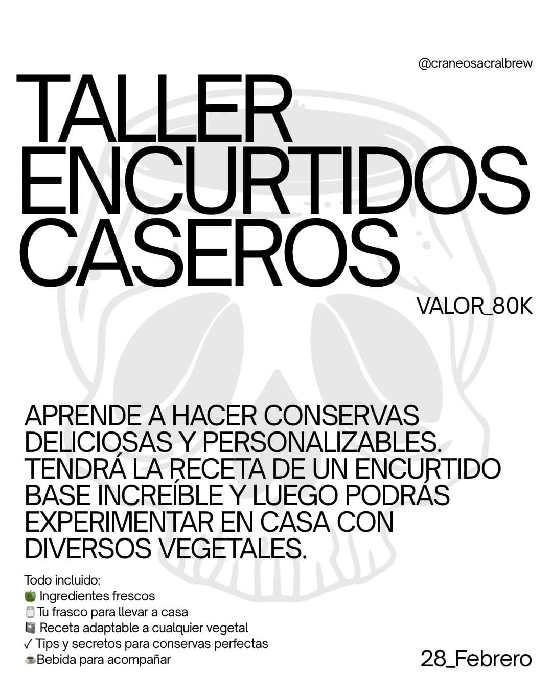 Taller Encurtidos Caseros